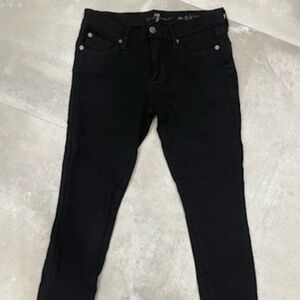 7 For All Mankind Black Jeans